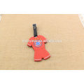 2015 new style pvc luggage tags, soft pvc rubber luggage tag